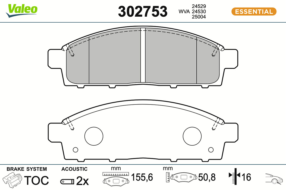BRAKE PADS FIRST MITSUBISHI L200 FR